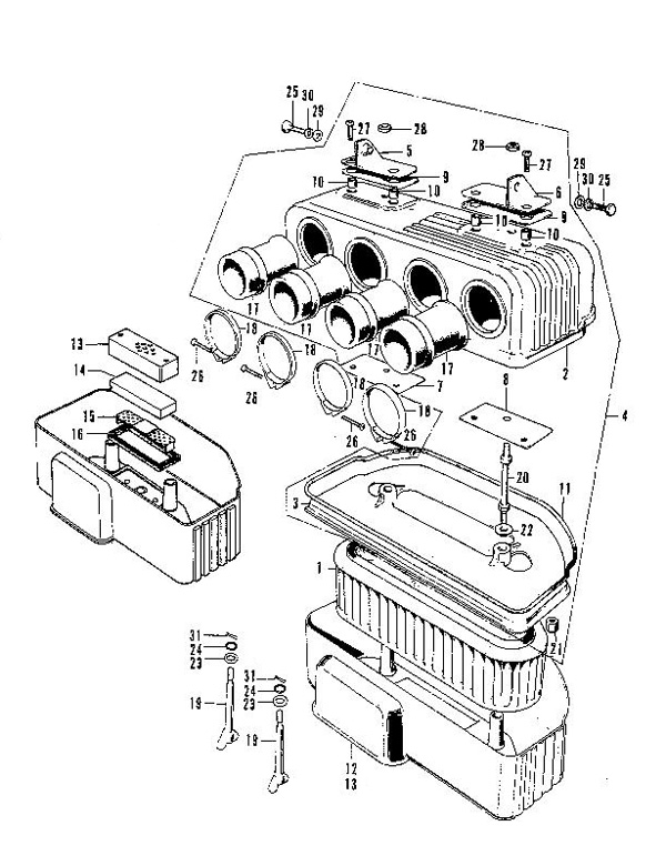 Air cleaner element honda accord 2007 #2