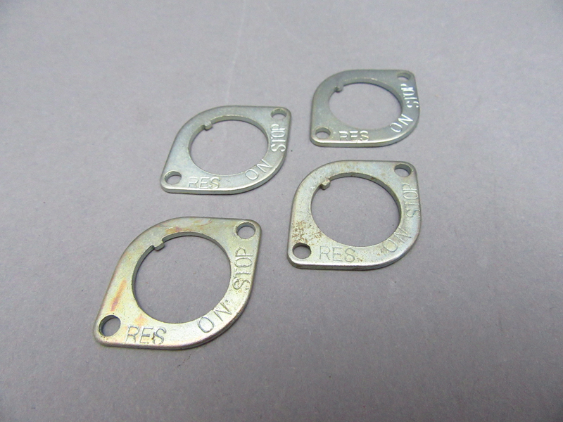CB750K PLATE, FUEL COCK LEVER SETTING (Set of 4) / 8714.10