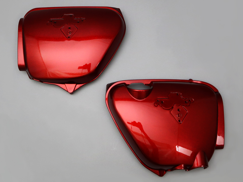 CB750 K5 COVER SET, SIDE (FLAKE APRICOT RED) / 8714.10