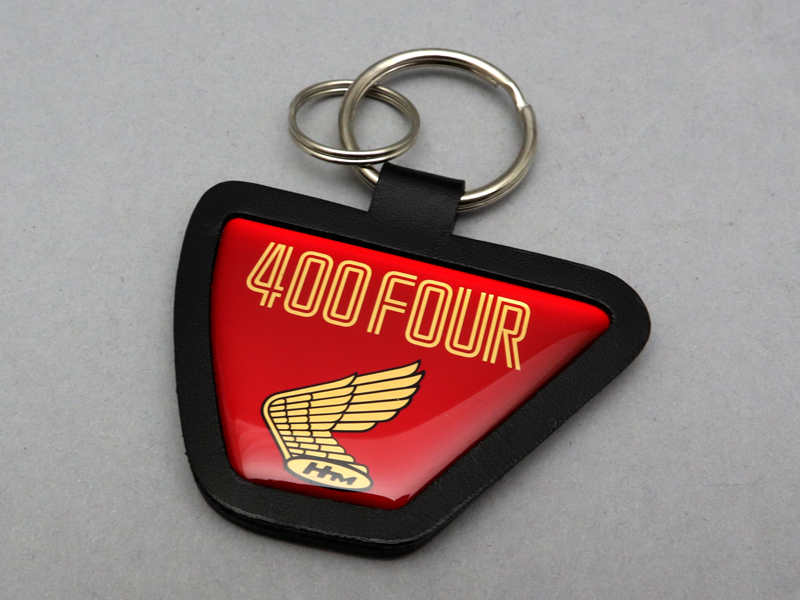 CB400F KEYCHAIN (LIGHT RUBY RED) - Click Image to Close