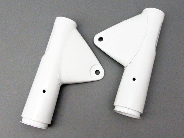 CB750K COVER SET, FRONT FORK UPPER (WHITE) / 8714.10 - Click Image to Close
