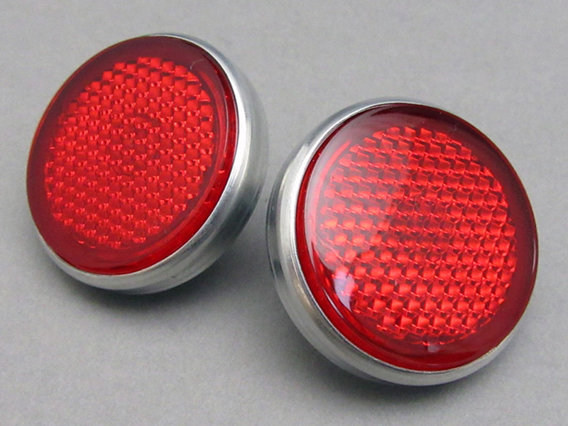 CB750 K0,K1 REFLECTOR SET, FRONT REFLEX (RED) / 8714.10 - Click Image to Close