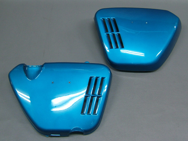CB750 K0 COVER SET, SIDE (CANDY BLUE GREEN) / 8714.10 - Click Image to Close