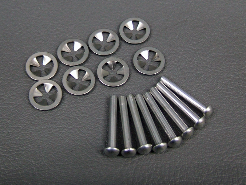 PINS & NUTS SET, SEAT MOULDING / 8714.10 - Click Image to Close