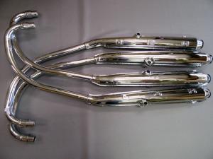 CB750 K0 MUFFLER COMP SET, LOTUS ROOT EXHAUST (EXHIBIT) CB750 K0 MUFFLER COMP SET, LOTUS ROOT EXHAUST (EXHIBIT)