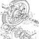 F-20.Rear wheel, Driven sprocket