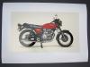 CB400F ILLUSTRATION (60cm x 42cm)