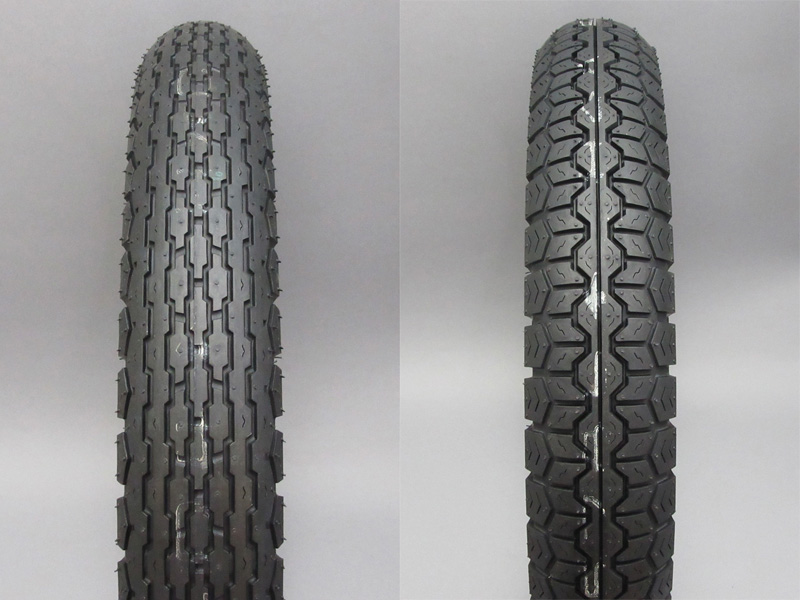 CB750K TIRE SET, FRONT F11 (3.25-19) & REAR K87 (4.00-18) / 8714.10