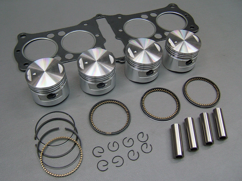 CB750K OVERSIZE PISTON & PISTON RING SET 65mm (with a gasket for 65Φ 811-836cc)　