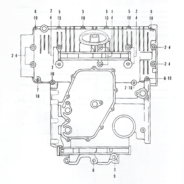 E-24.BOLT,WACHER (LOWER CRANKCASE)