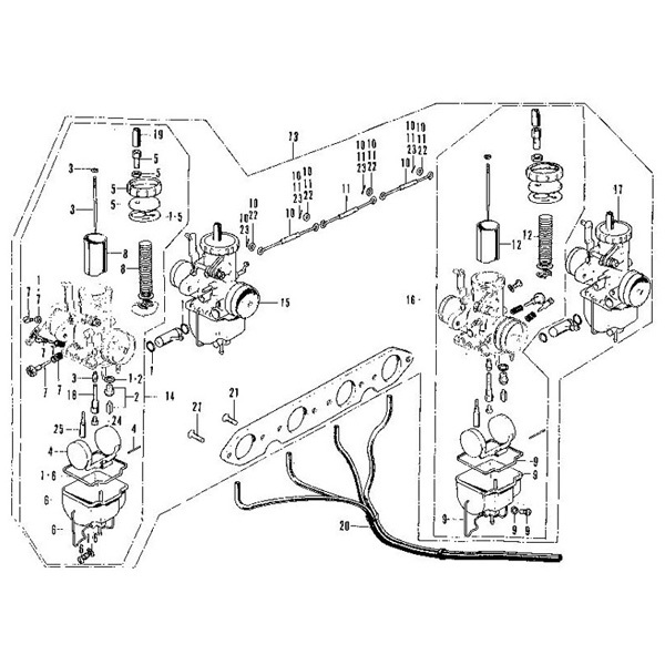 E-25.CARBURETOR (1969-1970)