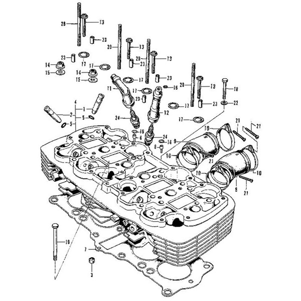 E-4.Cylinder head, Insulator