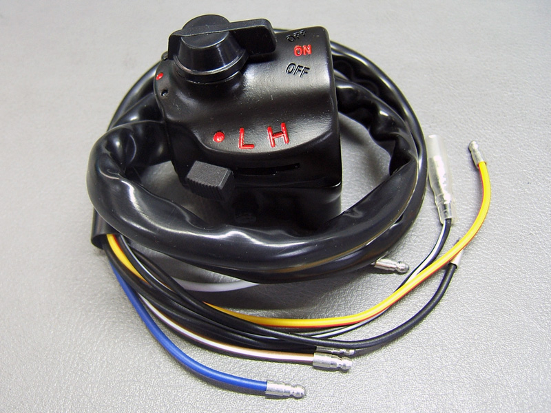 CB750 K0,K1 BLACK SWITCH ASSY, STARTER LIGHTING DIMMER KILL / 8714.10