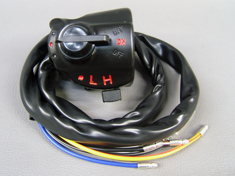 CB750 K0 BLACK SWITCH ASSY, STARTER LIGHTING DIMMER KILL (SINGLE CABLE MODEL) / 8714.10