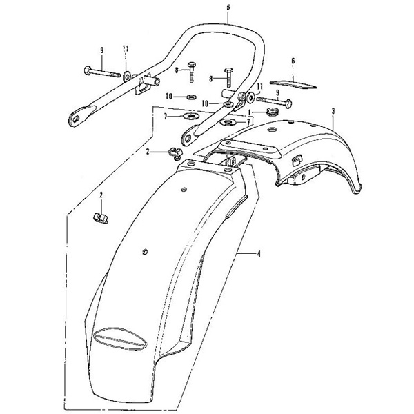 F-24.Rear fender