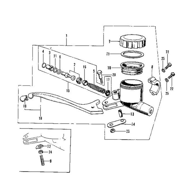 F-4.Brake master cylinder