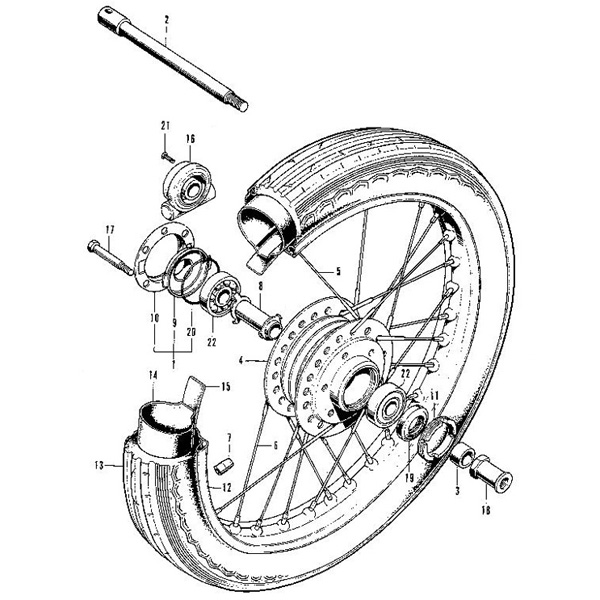 F-7.Front wheel