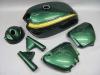 CB750 K1 PAINTED BODY SET (VALLEY GREEN METALIC) / 8714.10