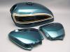 CB750 K4 TANK & SIDE COVERS SET (FREEDOM GREEN METALLIC) / 8714.10