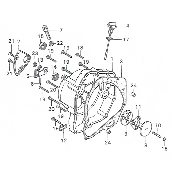 E-7.R.Crankcase cover