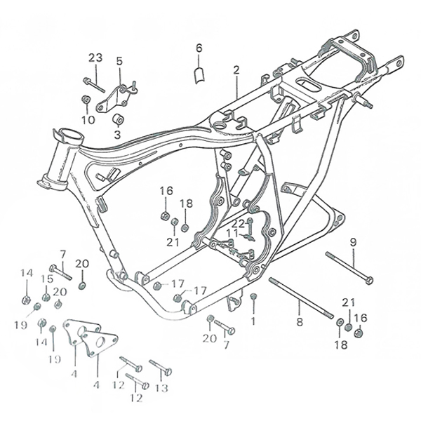 F-27.Frame body