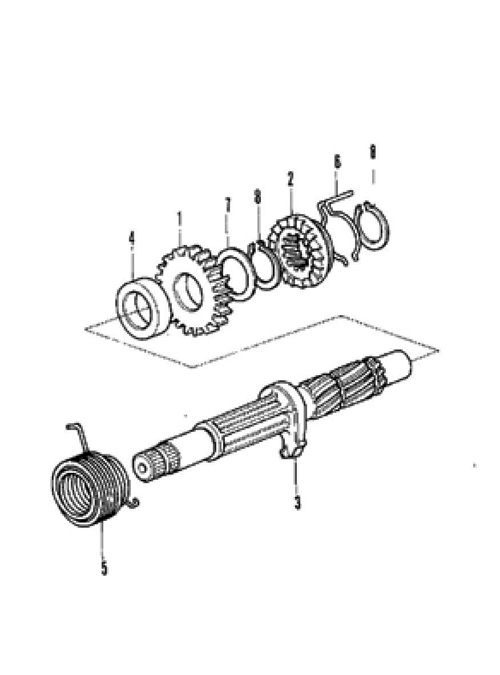 E-10.Kick starter, Spindle