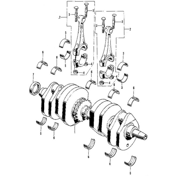 E-17. Crank shaft