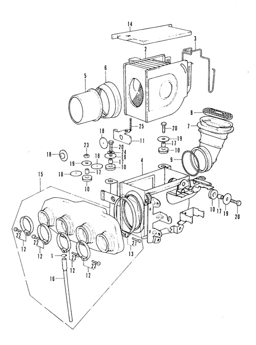 F-14.Air cleaner