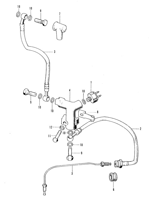 F-5.Front brake hose