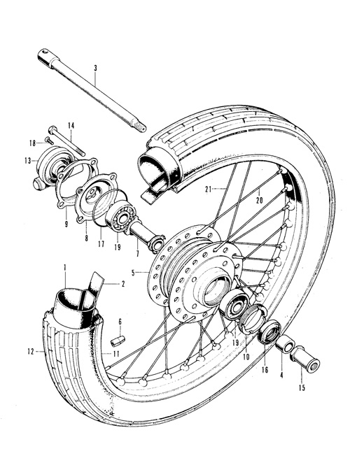 F-7.Front wheel