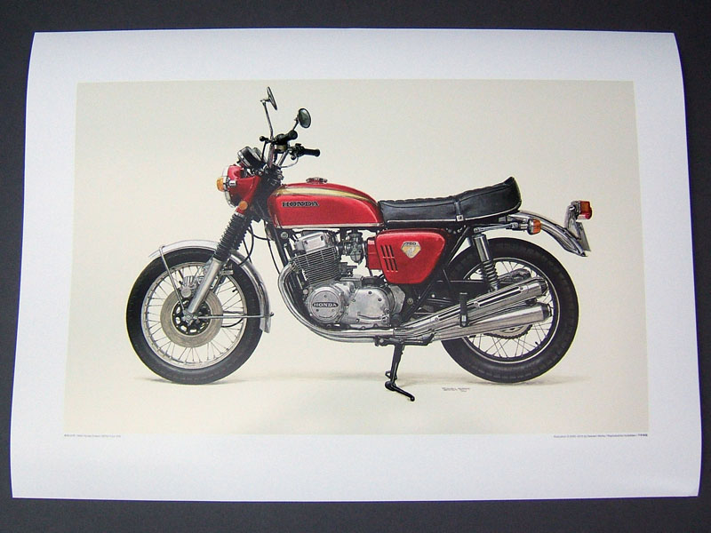 CB750K ILLUSTRATION (60cm x 42cm) - Click Image to Close