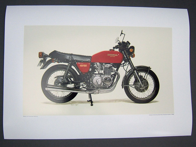 CB400F ILLUSTRATION (60cm x 42cm) - Click Image to Close