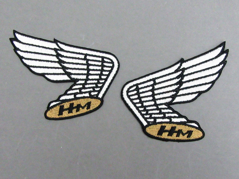 HM BLACK EMBLEM PATCH SET (OLD WING) - Click Image to Close