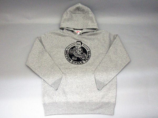 YAMIYA ORIGINAL HOODED SWEATSHIRT (GRAY) - Click Image to Close