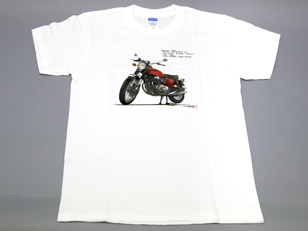 CB750K T-SHIRT (CANDY RUBY RED) - Click Image to Close