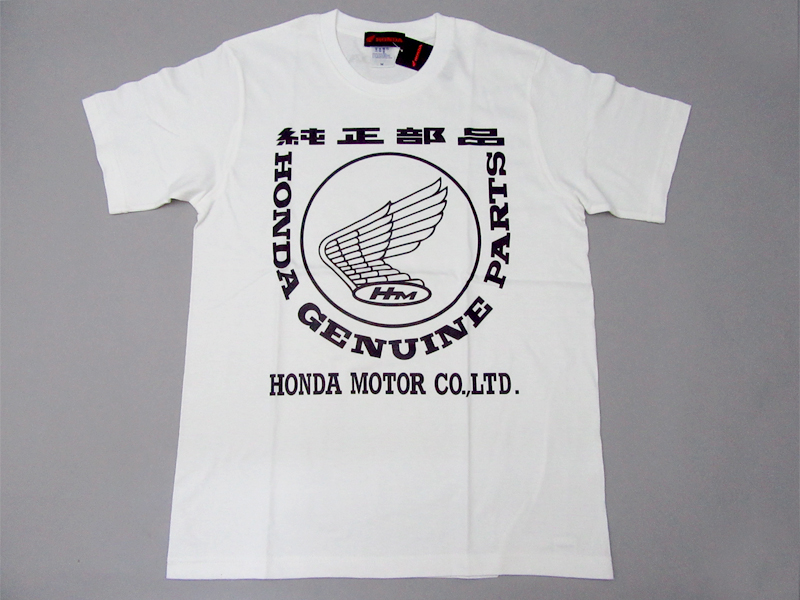 HONDA GENUINE PART T-SHIRT (WHITE) - Click Image to Close