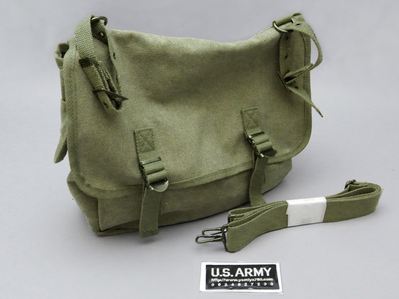 CANVAS SADDLE&SHOULDER BAG(ARMY GREEN) - Click Image to Close
