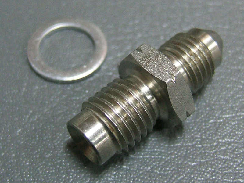 CB750K CB400F ADAPTER,FRONT BRAKE #3 P1.25(STAINLESS) / 8714.10 - Click Image to Close