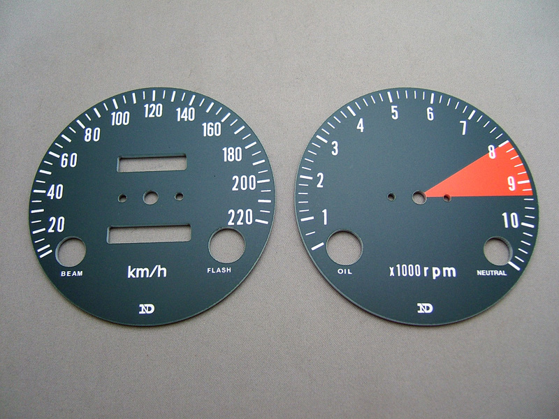 CB750 K1 FACE DIAL SET, METER (km) / 8714.10 - Click Image to Close