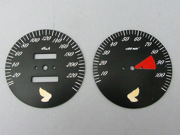 CB750K FACE DIAL SET, METER (km) BLACK / 8714.10 - Click Image to Close