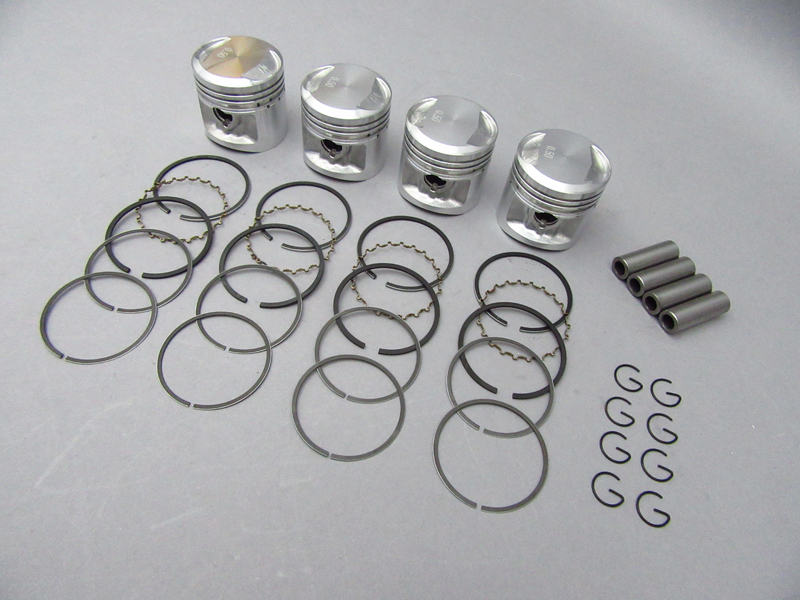 CB400F PISTON & PISTON RING SET (0.50 OVERSIZE) / 8714.10 - Click Image to Close