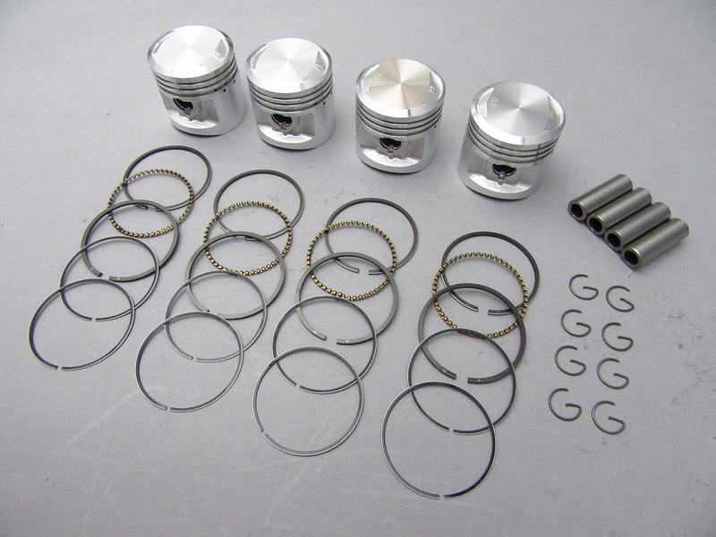 CB400F PISTON & PISTON RING SET (0.25 OVERSIZE) / 8714.10 - Click Image to Close