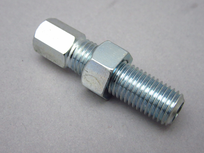 CB400F BOLT, ADJUSTA 10X44 & NUT HFX., 10MM (ZINC) / 8714.10 - Click Image to Close