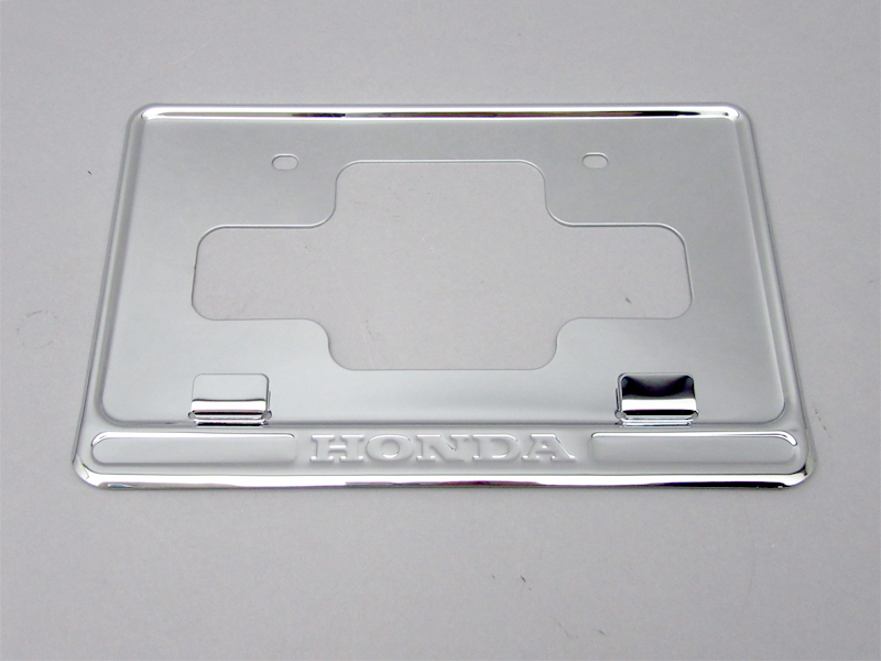 CB750K CB400F CB350F HONDA PLATE, NUMBER PLATE BACK (CHROME) / 8714.10 - Click Image to Close