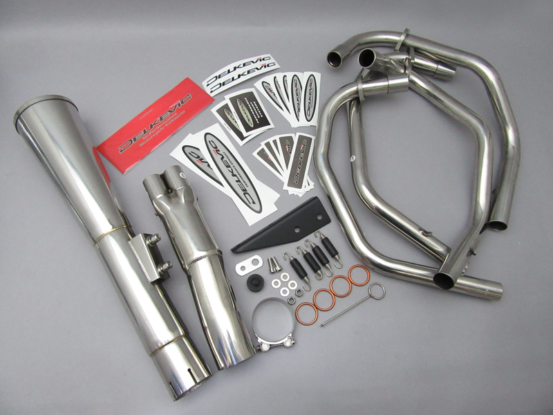 CB400F EXHAUST MUFFLER (CLASSIC MEGAPHONE SILENCER) / 8714.10 - Click Image to Close