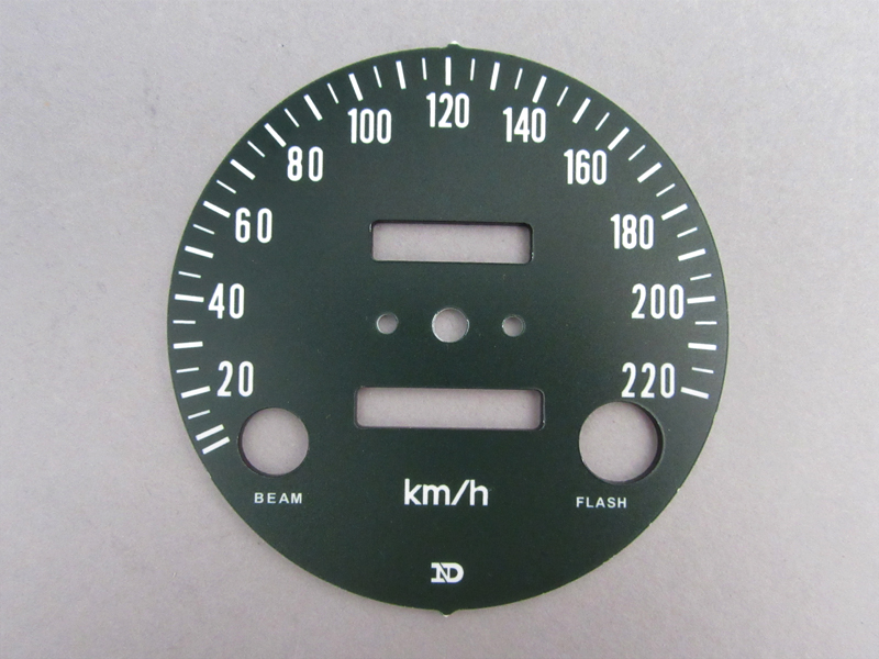 CB750 K1 FACE DIAL (km) (ONLY SPEEDOMETER) / 8714.10 - Click Image to Close