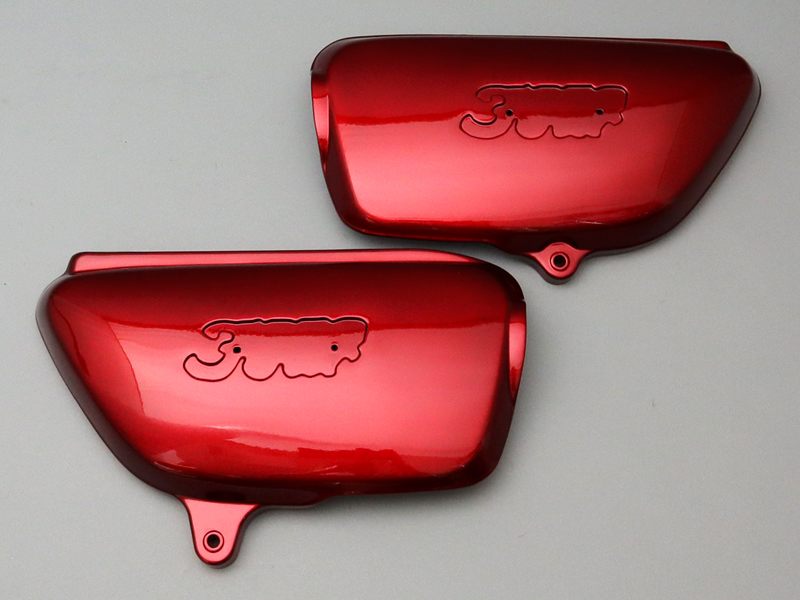 CB350F COVER SET, SIDE (FRAKE MATADOR RED) / 8714.10 - Click Image to Close