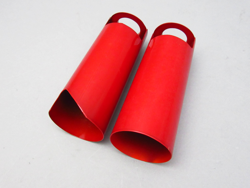 CB350F COVER SET, FR. FORK UNDER (LIGHT RUBY RED) / 8714.10 - Click Image to Close