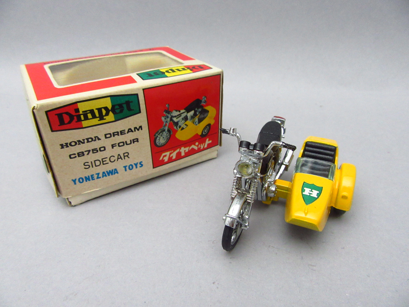 YONEZAWA TOYS DIAPET CB750FOUR SIDECAR - Click Image to Close