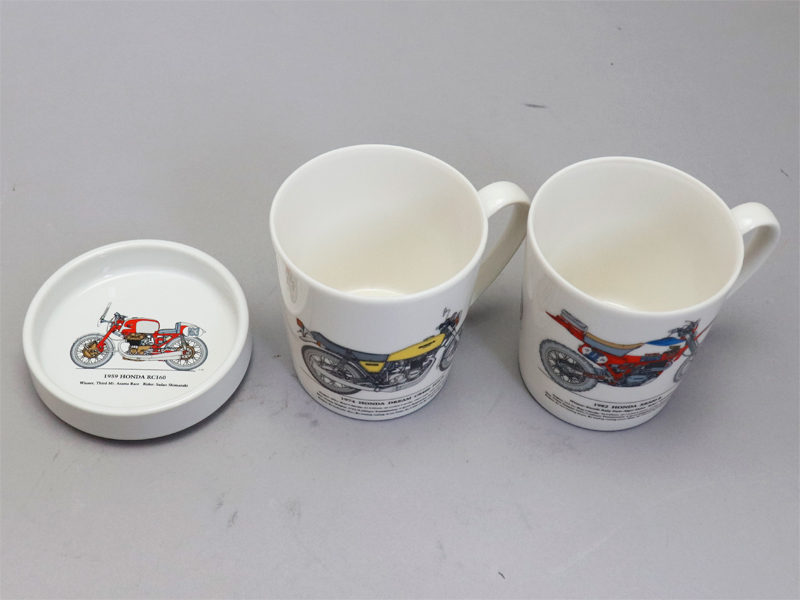 HONDA MUG＆ASHTRAY SET - Click Image to Close